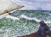 Theo Van Rysselberghe Man at the Helm china oil painting reproduction